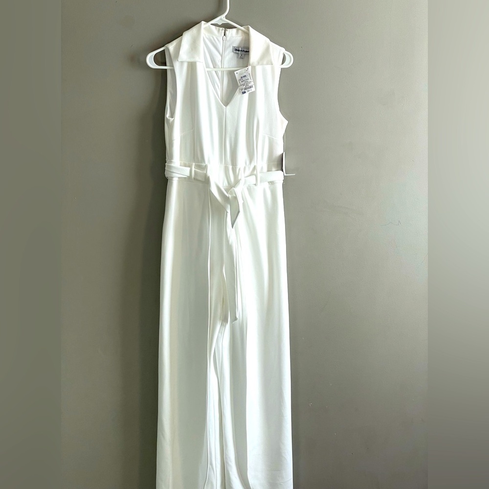 All white jumpsuit size 6